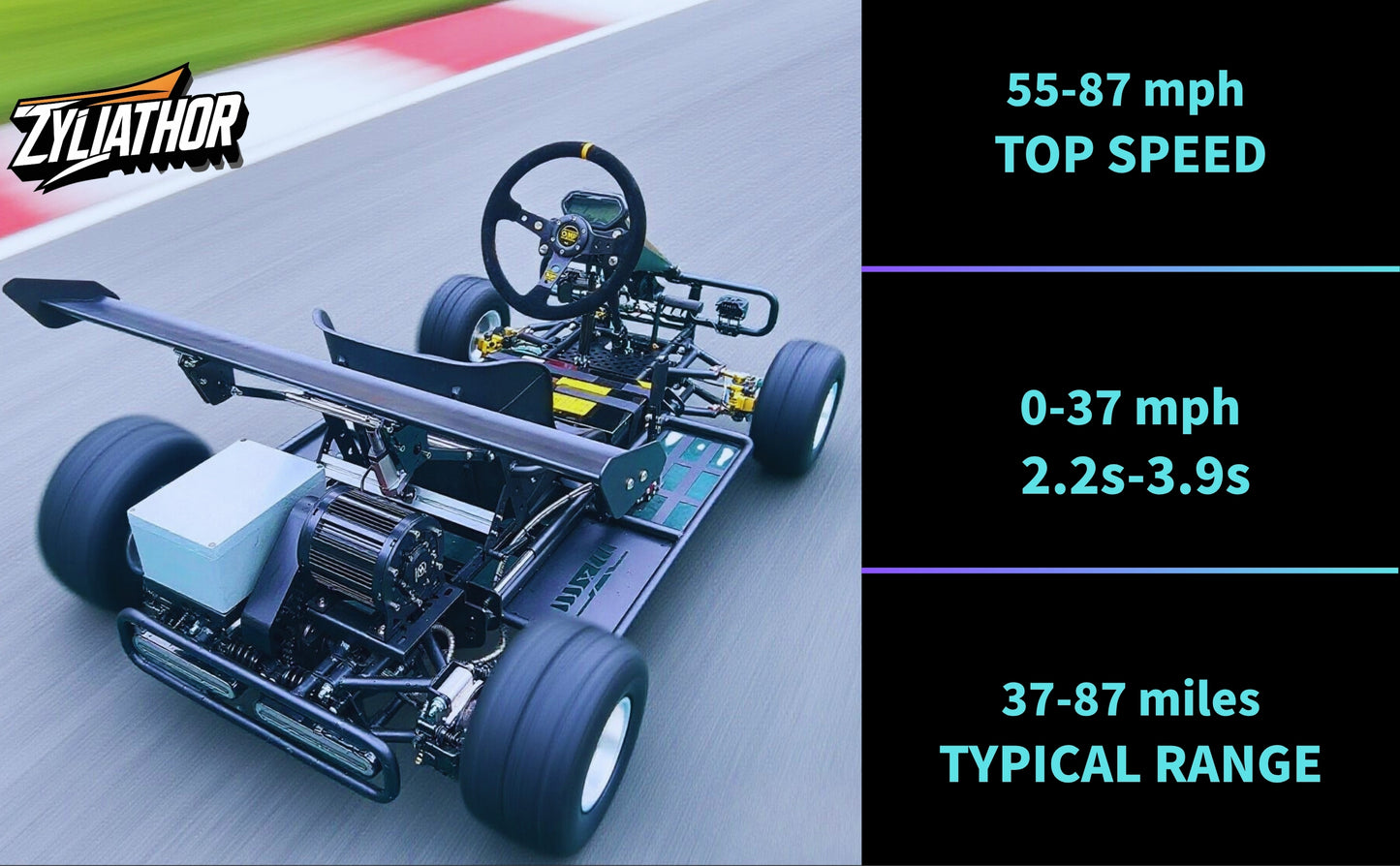 Zyliathor Electric Go-Karts: Track-Spec Hyper Power, 4 versions