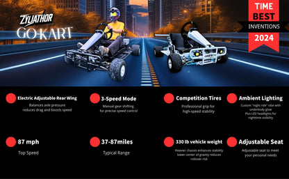 Zyliathor Electric Go-Karts: Track-Spec Hyper Power, 4 versions